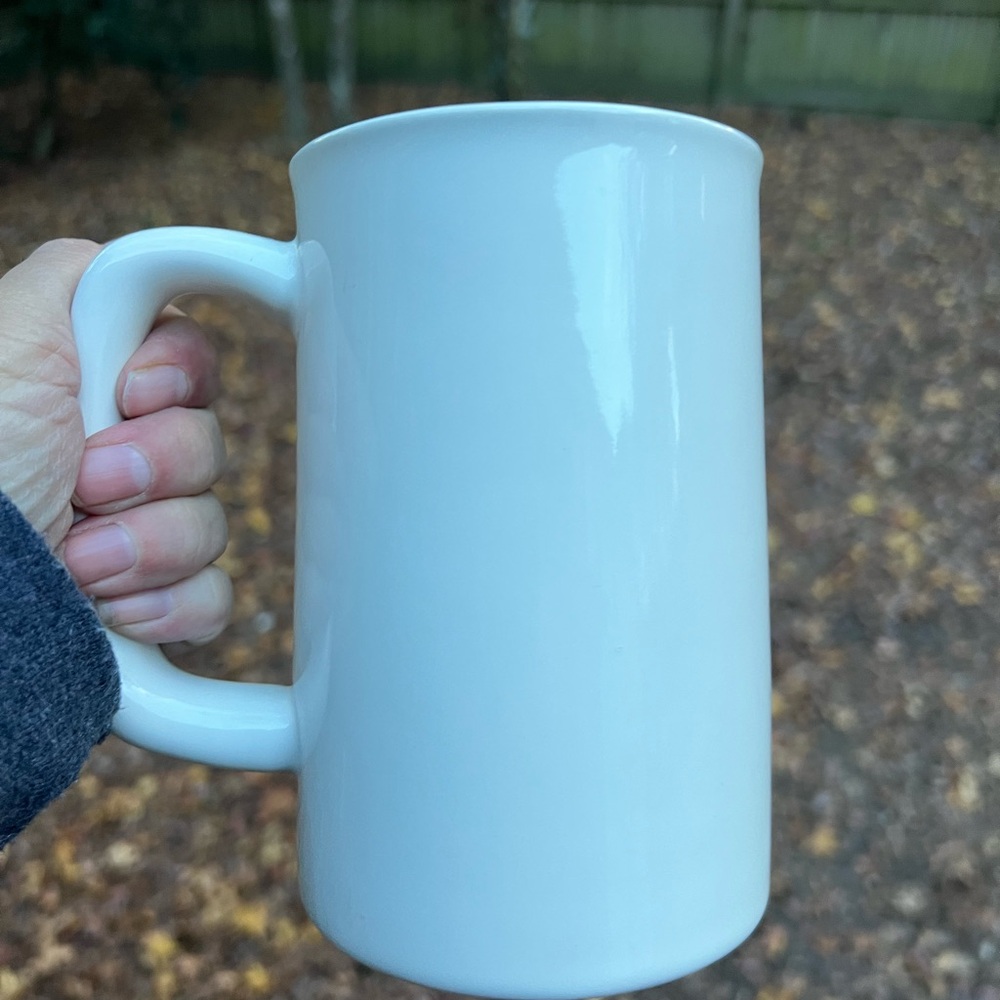 Threshold Bier Merry Stoneware Stein Mugs Gold Metallic - Picture 5 of 5